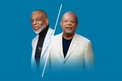 LeVar Burton and Henry Louis Gates Jr.