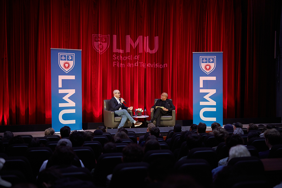 Damon Lindelof and Henry Louis Gates Jr. in conversation at LMU