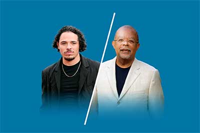 Anthony Ramos and Henry Louis Gates Jr.