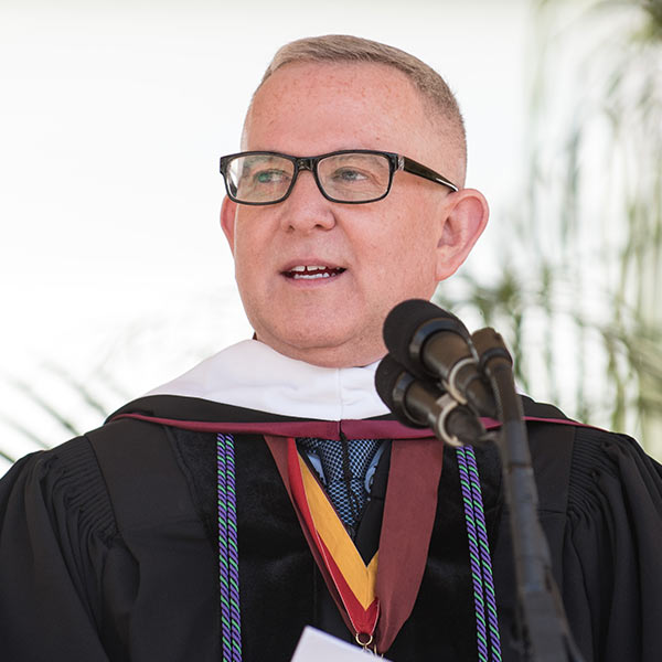 Shane Martin Addressing Graduate Class